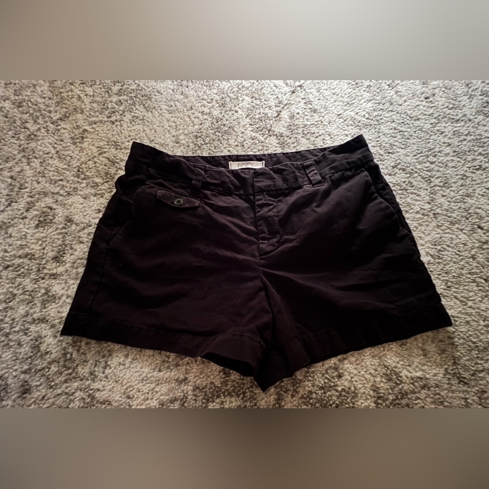 LOFT Black Chino Shorts Size: 6